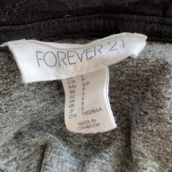 Gray Forever 21 Hoodie - Picture 3 of 3